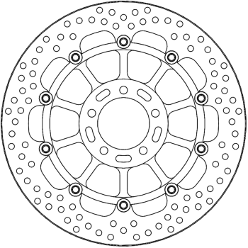 BRAKE DISC HALO T-FLOATER FT