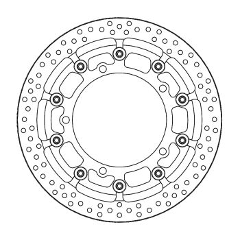 BRAKE DISC HALO T-FLOATER FT