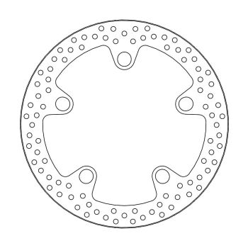 BRAKE DISC HALO REAR