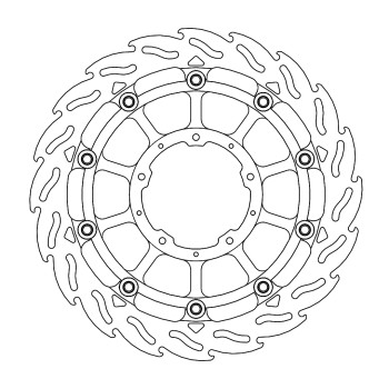 BRAKE DISC FLAME FLOAT FT R
