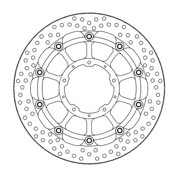 BRAKE DISC HALO T-FLOATER FT