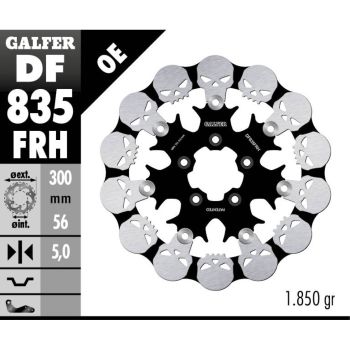 BRAKE DISC FLOAT SKULL