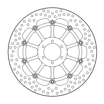 BRAKE DISC HALO FLOAT FT