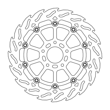 BRAKE DISC FLAME FLOAT FT L