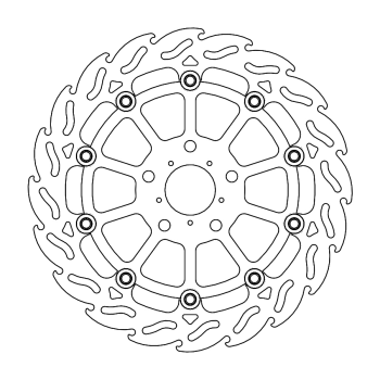 BRAKE DISC FLAME FLOAT FT L