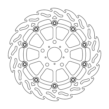 BRAKE DISC FLAME FLOAT FT R