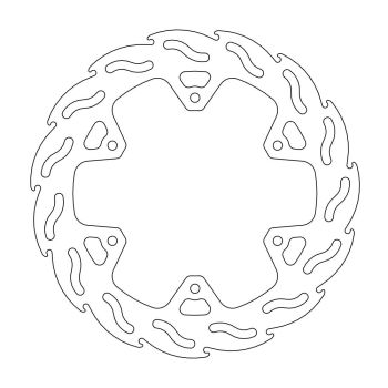 BRAKE DISC FLAME REAR