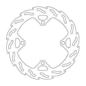 BRAKE DISC FLAME REAR
