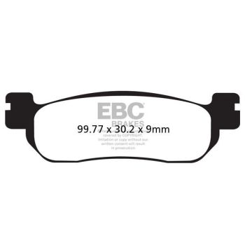 BRAKE PAD CARBON TT DIRT
