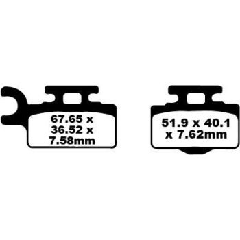 BRAKE PAD SINT R SERIES