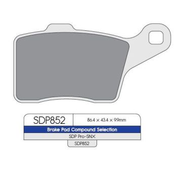 BRAKE PAD SNOW SDP852SNX