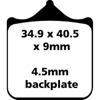 BRAKE PAD SINTERED HH