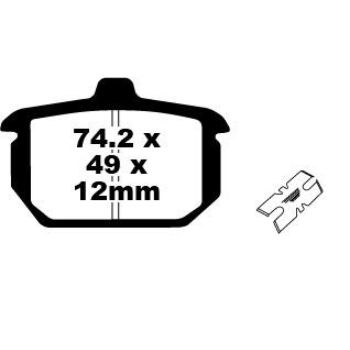 BRAKE PAD VEE SEMISNTRD