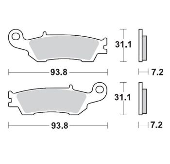 BRAKE PAD NITRO SPORT