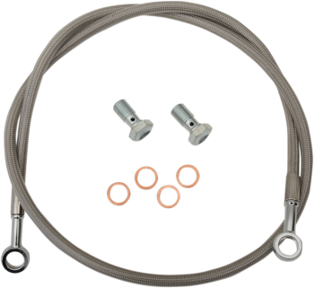 BRAKE LINE +6 EXT POL/YAM