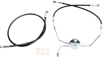 LINE BRAKE FRONT XR BLK