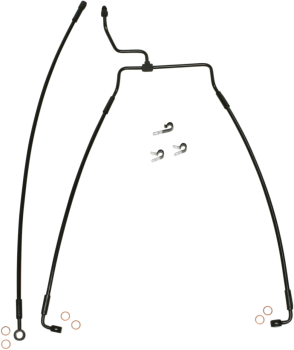 LINE BRAKE FRONT XR BLK