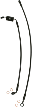 LINE BRAKE FRONT XR BLK