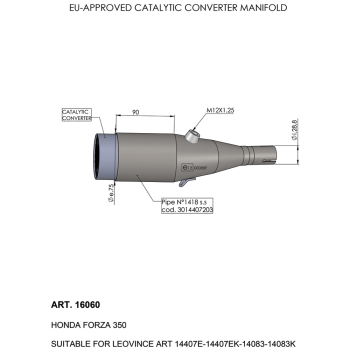 CAT CONV MANIFOLD