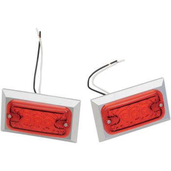 MARKER LED DUAL RED 2PK