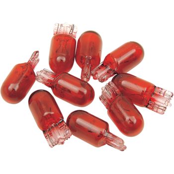 BULB RED 5W T10 10PK
