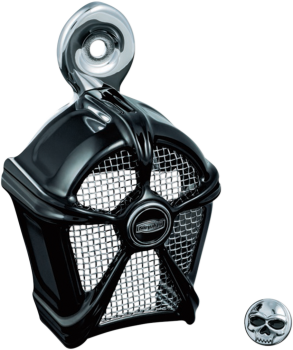 COVER HORN MACH2 BLK/CHR