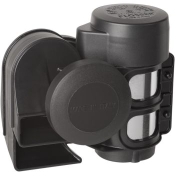 AIR HORN 520+660HZ 12V BLK