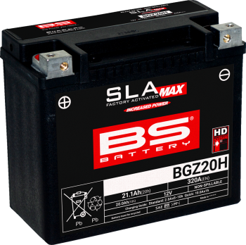 BATTERY BS BGZ20H SLA-MAX