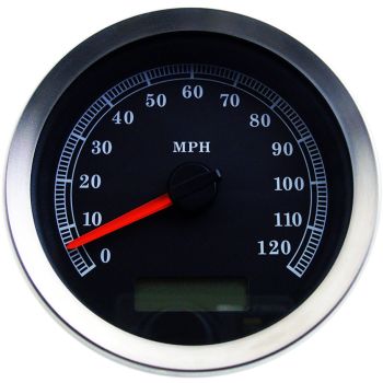 SPEEDOMETER BLK MPH 404-