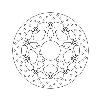 Brembo Serie Oro Bromsskiva floating