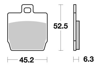 Sbs Brakepads HM Scooter
