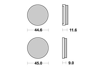 Sbs Brakepads Ceramic rear