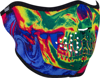 HALF MASK THERMA SKULL