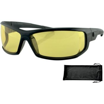 SUNGLASSES AXL BLACK W/ YELLOW