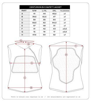 SAFETY JACKET CENTURION BV3 S/