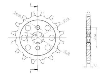Supersprox / JT Front sprocket 1903.12