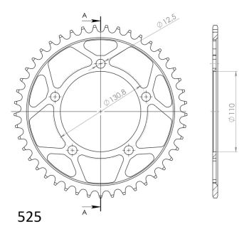 Supersprox Bakdrev Stål 7.45