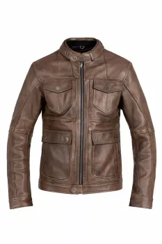 JACKET DRIFTER LEATHER BROWN 2