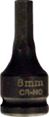 Masinppadrun sisekuuskant 3/8" 4 mm