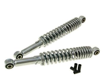 shock absorber set rear 260mm chromed