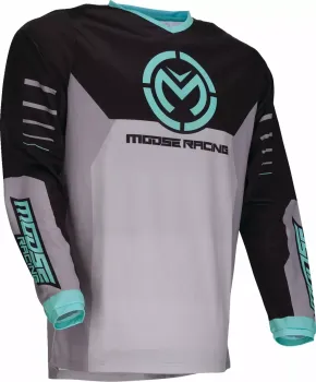 JERSEY QUALIFIER GRAY/TEAL LG