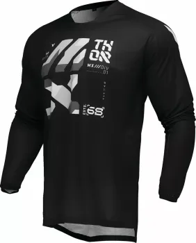 JERSEY LAUNCH BRAVE BK/GY MD