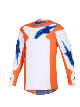 JERSEY FLUID GRID ORAN/BLUE M