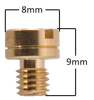 Main Jet # 75 , Round, Fits: Mikuni
