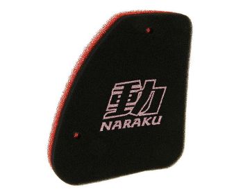 Naraku Air filter, Double Layer, Peugeot Vertical