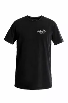 TEE JD LETTERING BLACK 2XL