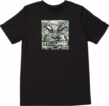 TEE YTH AGROID CAMO BLACK LG