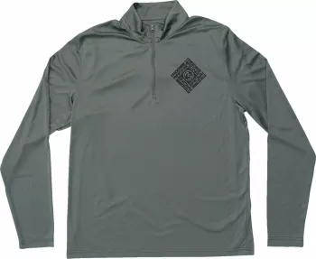 PULLOVER SPIN SYNC 1/4 ZIP GRA