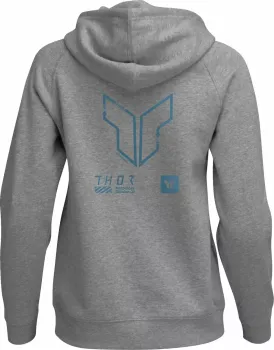 HOODIE WOMENS TRAX HTR GY MD