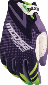GLOVE YOUTH SX1 PURPLE/GREEN M